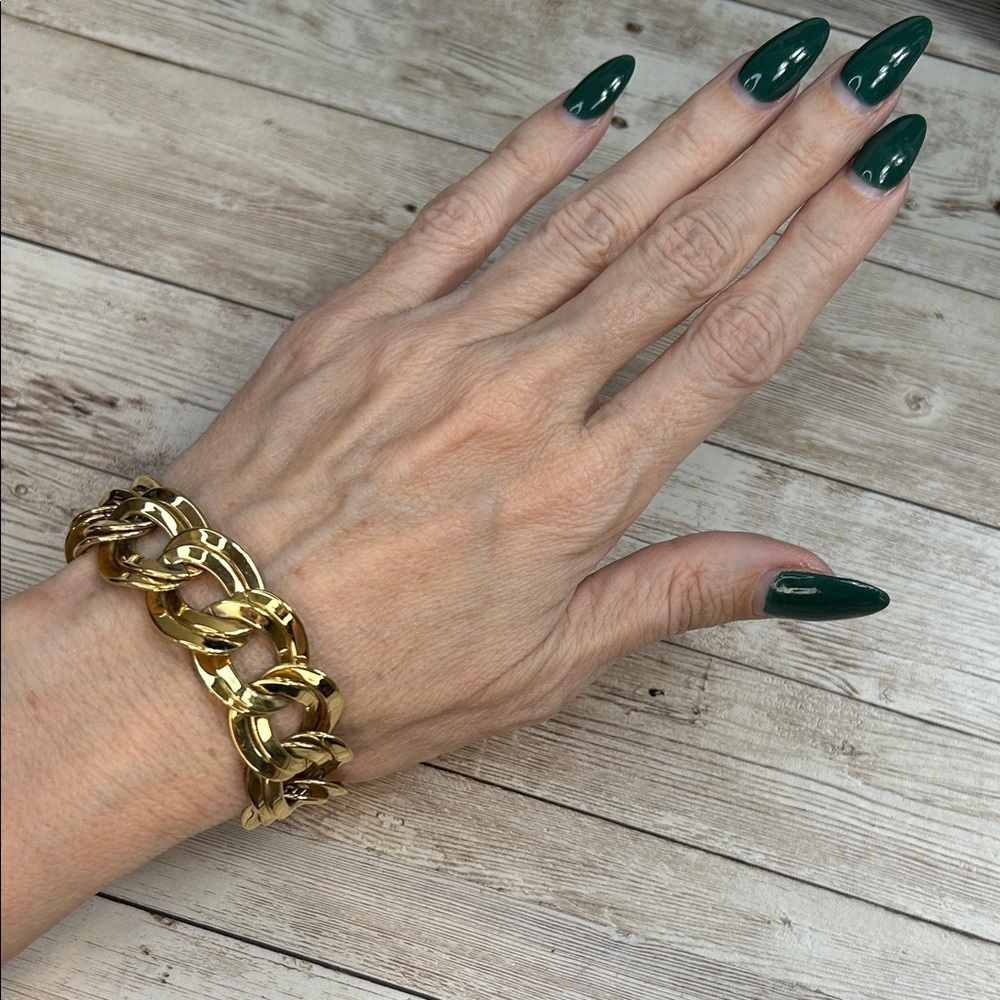 Monet Chunky Gold Chain Bracelet